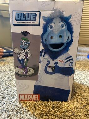 Blue Colts Mascot Figurine Box - Official Mascot